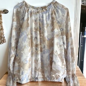 Nine West floral blouse